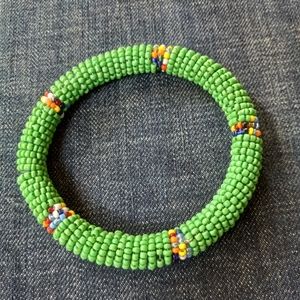 Bracelet African Handmade Beaded Styles💚